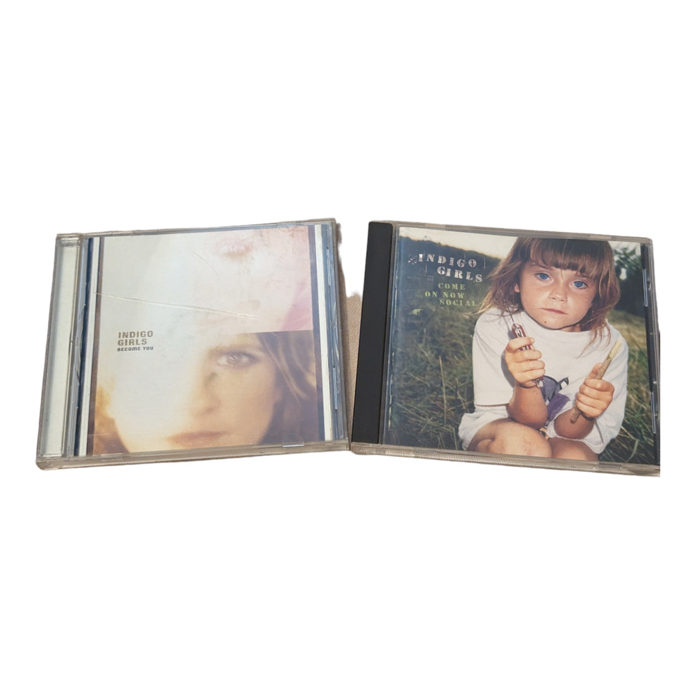 Set of 2 Indigo Girls CDs Become You‎ & Come On Now Social Folk Music Bundle